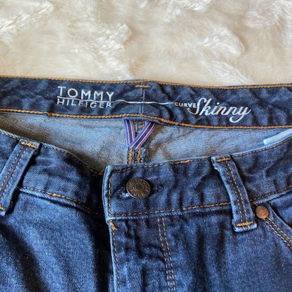 Tommy Hilfiger Curve Skinny Jeans Ladies Size 16 - Picture 4 of 16